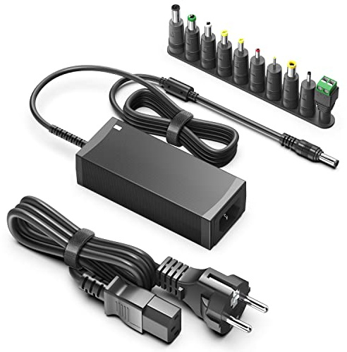 HKY 36W 12V 3A (2A 1A) Alimentatore Universale AC DC Adattatorer Trasformatore con 10 Spine DC per Elettronica 12V come LED Strip Light CCTV Camera Router LCD Monitor, 3000mA Max Tablet Alimentazione