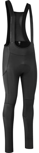 GripGrab PACR Thermo Bib Tights Herren Winter Rennrad Hose Lang mit Polster | MTB und Gravel Bike Winterhose, Wärmendes Miti Superroubaix Thermogewebe, Elastic Interface Paris HCS Sitzpolster