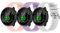 Garmcool 3 Pezzi 20mm Cinturino Compatibile con Garmin Forerunner 55/ Venu Sq/Venu Sq Music/Venu 2 Plus/Venu/Venu Sq 2/ Venu Sq 2 Music Cinturino Lilla Rosa Bianco Sportivo
