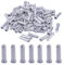100 Pcs Terminali per Cavi Freno Copri Estremità, Freno Cavo Punte Cappuccio Metallico, 12 mm