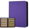 Classeur Carte Album Carte, 1024 poches Grand Cahier Rangement Album Carte Protege, Porte Carte, Classeur Carte à Collectionner avec fermeture éclair (Violet)