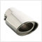 Auto-Endrohr Universal Auto Auspuffblende rund Edelstahl für Peugeot 308 508 2008 3008 4008 6008 301 206 307 406 407 207 208(Straight)