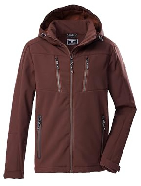 Killtec Herren Kow 79 Mn Sftshll Jckt Softshelljacke mit abzippbarer Kapuze (1er Pack)