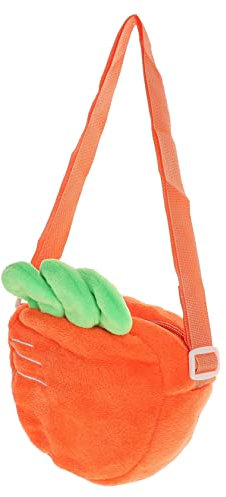 DEARMAMY 1 Stück Karotten üschtasche Für Mädchen Schicke Umhängetasche Aus Weichem Material Dekorative Handy Und Schlüsseltasche Ideal Für Freizeit Und Ausflüge Perfekt Zum Einkaufen