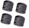 Metal Dome Tone Knobs Set of 4 for Electric Guitar and Bass Ideal for Musicians (Back)
