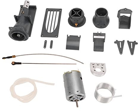 KIMISS RC Boat Thruster Water Jet Pump Set for Model Boats, 26mm 540 Brush Motor with Tube for Conversion