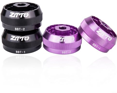 Oniissy ZTTO Bottom Bracket Tool for, BBR60, MT800, BB93, BSA30, BB386, For TL-FC24, FC25 – Aluminum Alloy For CNC Removal and Installation Cup Wrench Set(black)