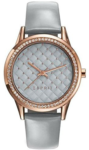 ESPRIT Damen Analog Quarz Smart Watch Armbanduhr mit Leder Armband ES109572002
