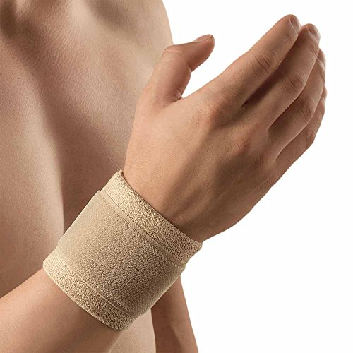 Bort ActiveColor Handgelenkbandage Klettverschluss Hand Gelenk Stütze Bandage, hautfarben, L