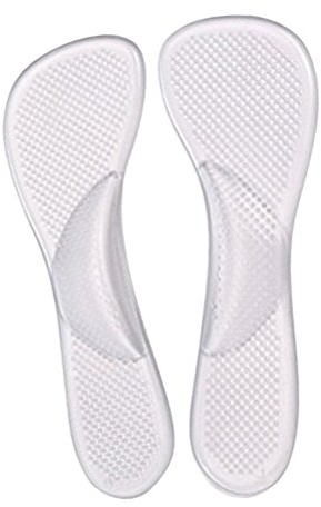 Healifty Damen Transparent Gel Einlegesohlen Rutschfest Fersenschutz Fußbogenstütze Atmungsaktiv Selbstklebende für High Heel