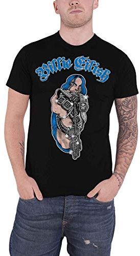 Billie Eilish Herren T-Shirt Bling schwarz