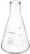 Labasics Glass Narrow Mouth Erlenmeyer Flask, Borosilicate Glass Heavy Wall Flask with Heavy Duty Rim, 250ml