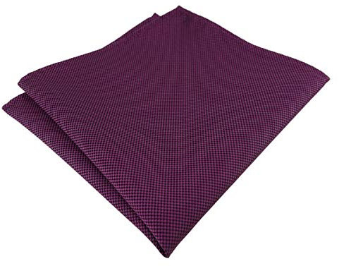 TigerTie Designer Einstecktuch in beere fein gepunktet - Stecktuchgröße 30 x 30 cm