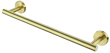 KES 16 Inches Towel Rail for Bathroom Kitchen Hand Towel Holder Dish Cloths Hanger SUS304 Stainless Steel RUSTPROOF Wall Mounted Brushed Gold Finish, A2000S40DG-BZ
