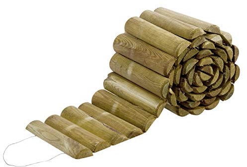 Roll - bordura per aiuole 200x40 cm in legno di pino impregnato