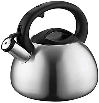 ZHANGZONG Bouilloire INOX Théière en Fonte Bouilloire sifflante Bouilloire, Bouilloire à thé sifflante en Acier Inoxydable, avec poignée résistante à la Chaleur. Universel pour Tous Les Types d