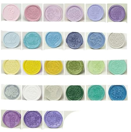 100 Stück Retro Achteck Siegelwachs Perlen Wachssiegel Stempel Perlen für Hochzeit Vintage Handwerk Dekor Kartenherstellung Werkzeuge-15 Perlmutt Rosa, China