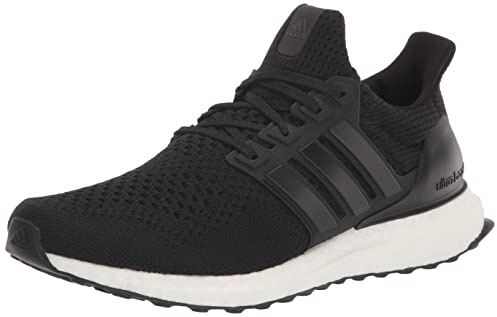 adidas Womens Ultraboost 1.0 ALPHASKIN W Shoes, Black/Black/White, 10