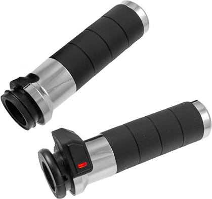 KOSO Heizgriffe Titan-X für Harley Davidson chrom