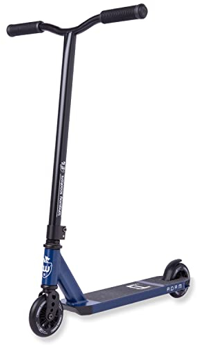 Longway Sports Stunt Scooter - Adam - Robuster Stuntscooter, 6061 T6 gehärtetes Alu, ABEC 9, 110mm Wheels, Flex Brake, kickscooter, Funscooter, Roller, Trick Scooter, Funroller, Midnight