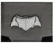 The Dark Knight Batman Dawn of Justice Batsuit Metall Emblem Geldbörse/Geldbeutel Klapp Ausweis & Kartenhalter, Silber