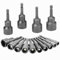 HSEAMALL 14PCS Magnetic Nut Driver Set, 6-19mm Nut Setter Driver Bit Set with 1/4 inch Quick Change Hex Shank Metric Nut Driver Set