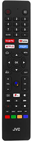 Original RM-C3250 Remote Control Compatible with JVC 504Q3260112 LT-32CA690 LT-32CA790 LT-40CA790 LT-43CA790 LT-43CA890 LT-50CA890 LT-65CA890 Smart HD Ready LED TV with Google Assistant