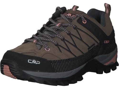 CMP Rigel Low Wmn Trekking Shoes Wp Damen Wanderschuhe, Cenere, 37 EU