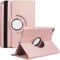 HEUCYL Coque pour iPad Pro 12,9 2017/2015 (Ancienne, 2ème Et 1ère Génération) Support De Rotation à 360 Degrés étui Intelligent en Cuir PU Magnétique avec Support,Rose Gold