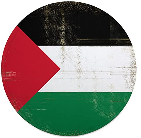 Yelolyio Decke mit palästinensischer Flagge, Vintage-Stil, flauschige Decke, patriotische Überwurf-Dekoration, Plüsch, superweich, warm, Korallen-Fleece-Decke für Sofa, Schlafzimmer, Wohnzimmer,