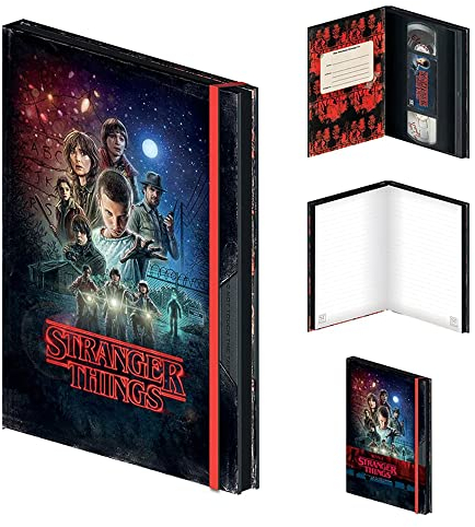 empireposter Stranger Things - Season 1 - Notizbuch A5 Format in VHS Optik - Größe 15x21 cm