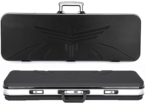 Taktischer Gewehr-Hartschalenkoffer, Gewehrkoffer, Langwaffe Koffer Mit Zahlenschlössern,Jagdkoffer Mit Innenfutter Aus Schaumstoff Flintenkoffer für Outdoor Tactical Gewehr 100 * 30 * 12cm