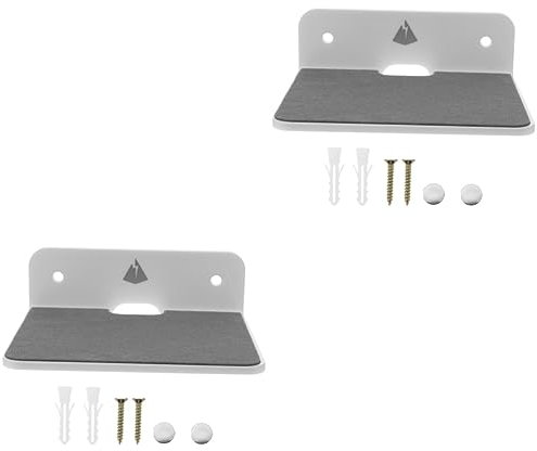 PartyKindom 2 Stück Multifunktionales Wandregal Lautsprecherregal Für Digitales Zubehör Und Stereoanlagen