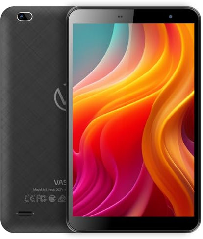 VASOUN 7 inch Tablet, Android 13, Tablet PC with 32GB, 1024x600 HD IPS Display, Quad Core Processor, Dual Camera, WIFI, Bluetooth, Portable Tablets PC (with case)