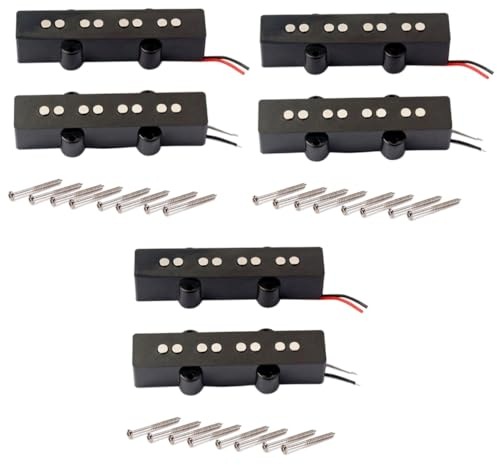 SAFIGLE 12 Saiten oberbergener bassgeige Kontrabass Einfache Installation Offene Tonabnehmer Bass-Tonabnehmer Tonabnehmer mit Wachstopf E-Bass aufsammeln Pick-up Doppelspule