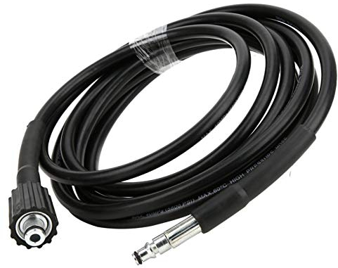 Tubo flessibile per idropulitrice ad alta pressione da 5 m, connettore filettato M22 flessibile e resistente alle pieghe di ricambio, 5800 psi per idropulitrice
