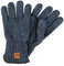 camel active Herren Melierte Strickhandschuhe mit warmen Futter Nachtblau, menswear-L