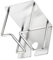 MAGICLULU Rasiermesser-Aufhänger Elektrorasiererhalter für die Dusche wandhalter für elektrorasierer stainless steel inoxlm Elektrorasiererhalter Metall Wandständer für Elektrorasierer