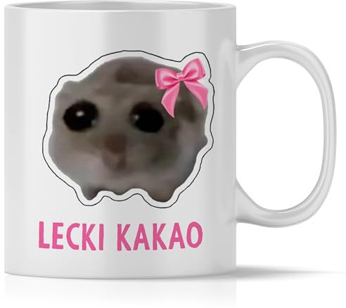 mindmonkeys® Sad Hamster Meme Lustige Tassen Hamsti Lustige Sprüche Tasse | Lecki Kakao | Keramik 300 ml