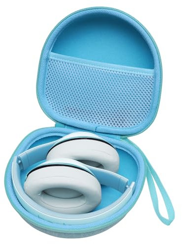 Kids Headphone Case Compatible with iClever HS19/BTH12/noot Products/EarFun/Candy Bila/IMYB Foldable Kids Headphones（Mint Green）- Case Only
