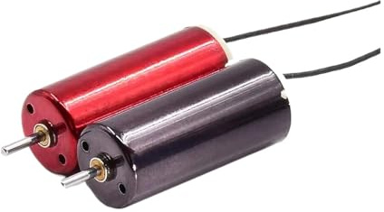 ICXLPMC 8.5mm*20mm 8520 Coreless Electronic Starter DC 3V 3.7V High Speed RC Drone Engine for Quadcopter Aircraft Toy RC Drone (Red Motor)