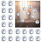 20 Stück Kristalle zum Aufhängen, 20mm Kristall Sonnenfänger Prisma Kristall, kristallkugel Deko Anhänger für Fenster Ornament Craft Hochzeit Home Decor Gartenfensterdekoration