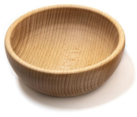 Holzfee Schale Holz Nussknacker-Zubehör Nussschale Salatschale (18 cm)
