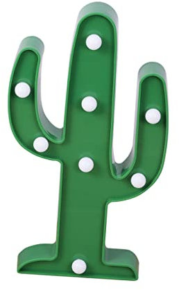 OSALADI -nachtlampe Nachtlicht Mit Kaktusmuster -kaktuslampe Für Jungen- Und Mädchenschlafzimmer Keine Batterie Erforderlich