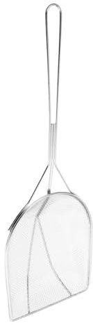 Warmhm Pelle à Résidus D'huile En Acier Inoxydable Bac De Vidange D'huile Pour Friteuse Passoire à Cuillère à Frire Col De Cygne Entonnoir Écumoire à Frites Cuisiner Silver