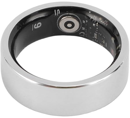 Tbest Smart Ring, Silberwassersicher IP68 Sleep Activity Photo Control Fitness Tracker Smart Ring für Frauen und