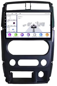 Touchscreen Stereo 2 Din für Suzuki Jimny 3 2005-2019 mit Bluetooth Fm Radio, Mirror Link, USB, Aux, WiFi mit Bluetooth Mirror Link Am Radio, 4 Kern 4G+64G