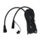 Festive Lights 5m ConnectPro Mains Voltage Festoon Connectable Black Extension Lead