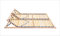 ECOFORM Lattenrost mit Integrierter KOPFTEILVERSTELLUNG und Härtegradregulierung 120/140/160/180/200x200cm, Federholzrahmen Bettrahmen, Kopfteil Verstellbar - vom Hersteller (160 x 200 cm)