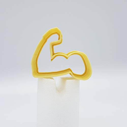 Muskel-Mann-Bizeps Ausstecher, 5cm / 8cm / 10cm / 12cm Größe, 25mm tief (5cm)